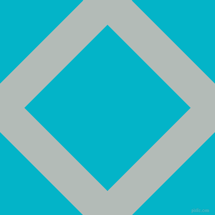 45/135 degree angle diagonal checkered chequered lines, 68 pixel line width, 233 pixel square size, Loblolly and Iris Blue plaid checkered seamless tileable