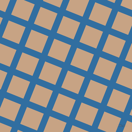 68/158 degree angle diagonal checkered chequered lines, 21 pixel lines width, 60 pixel square sizeLochmara and Rodeo Dust plaid checkered seamless tileable