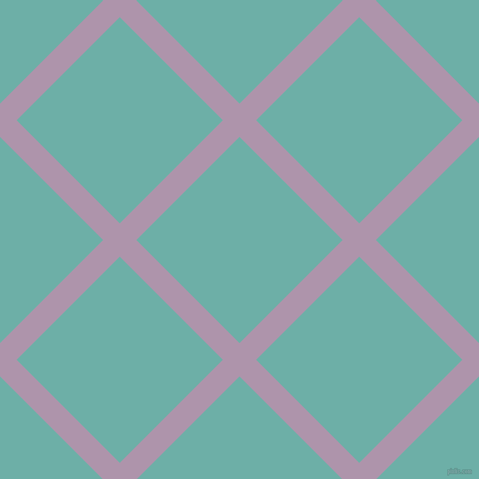 45/135 degree angle diagonal checkered chequered lines, 34 pixel lines width, 211 pixel square size, London Hue and Tradewind plaid checkered seamless tileable