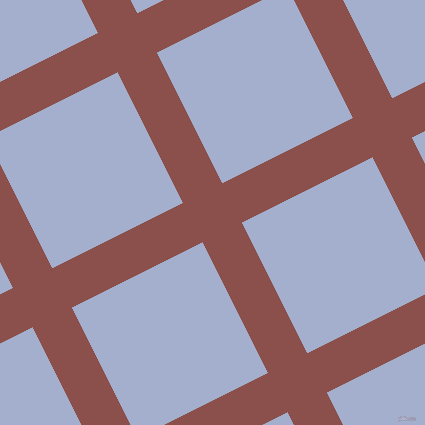 27/117 degree angle diagonal checkered chequered lines, 90 pixel line width, 299 pixel square size, Lotus and Echo Blue plaid checkered seamless tileable