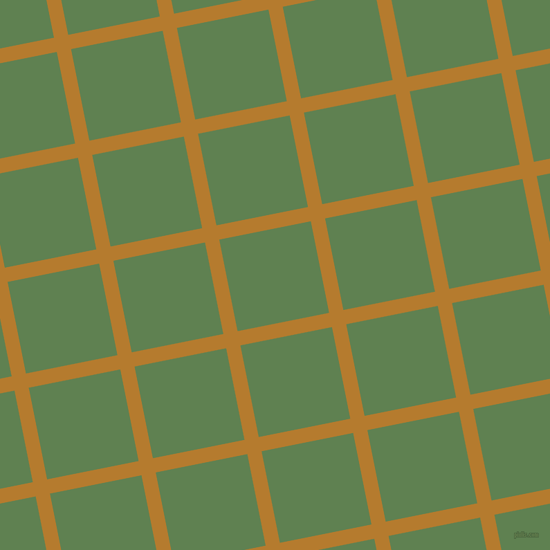 11/101 degree angle diagonal checkered chequered lines, 21 pixel line width, 135 pixel square size, Mandalay and Glade Green plaid checkered seamless tileable