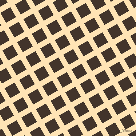 30/120 degree angle diagonal checkered chequered lines, 18 pixel lines width, 38 pixel square size, Moccasin and Slugger plaid checkered seamless tileable