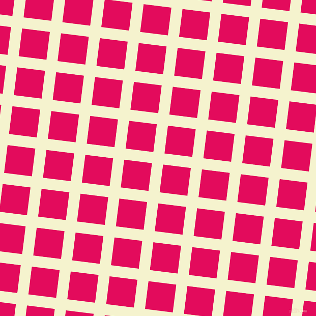 83/173 degree angle diagonal checkered chequered lines, 22 pixel lines width, 55 pixel square size, Moon Glow and Razzmatazz plaid checkered seamless tileable