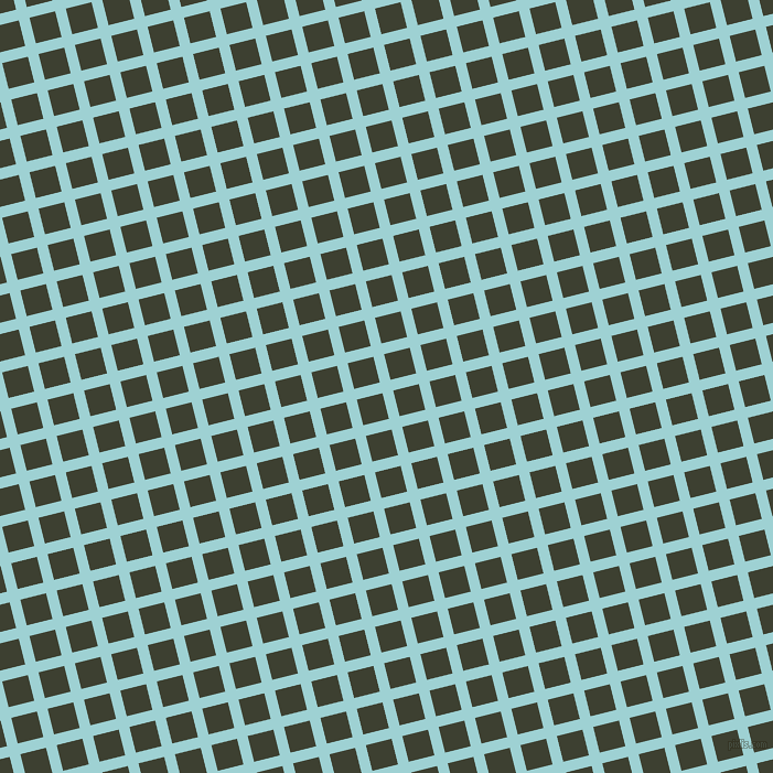 14/104 degree angle diagonal checkered chequered lines, 10 pixel line width, 24 pixel square size, Morning Glory and Scrub plaid checkered seamless tileable