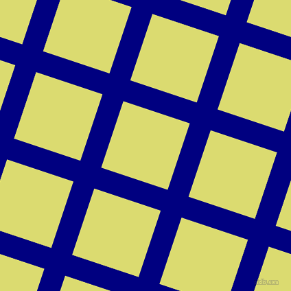 72/162 degree angle diagonal checkered chequered lines, 32 pixel line width, 102 pixel square size, Navy and Goldenrod plaid checkered seamless tileable
