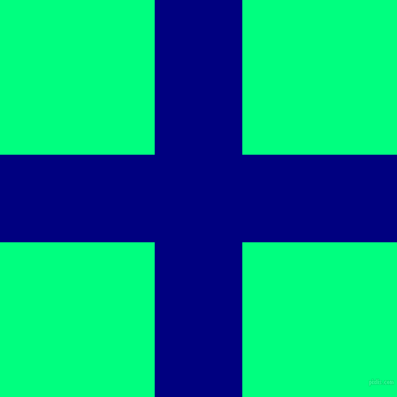 checkered chequered horizontal vertical lines, 124 pixel line width, 438 pixel square size, Navy and Spring Green plaid checkered seamless tileable
