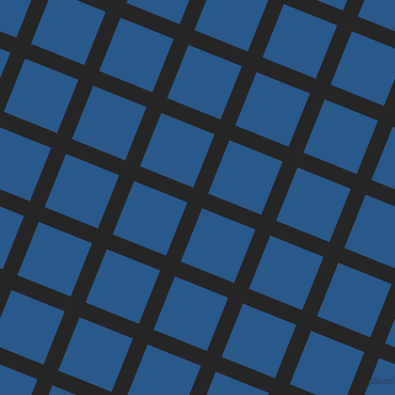 68/158 degree angle diagonal checkered chequered lines, 23 pixel line width, 83 pixel square size, Nero and Endeavour plaid checkered seamless tileable