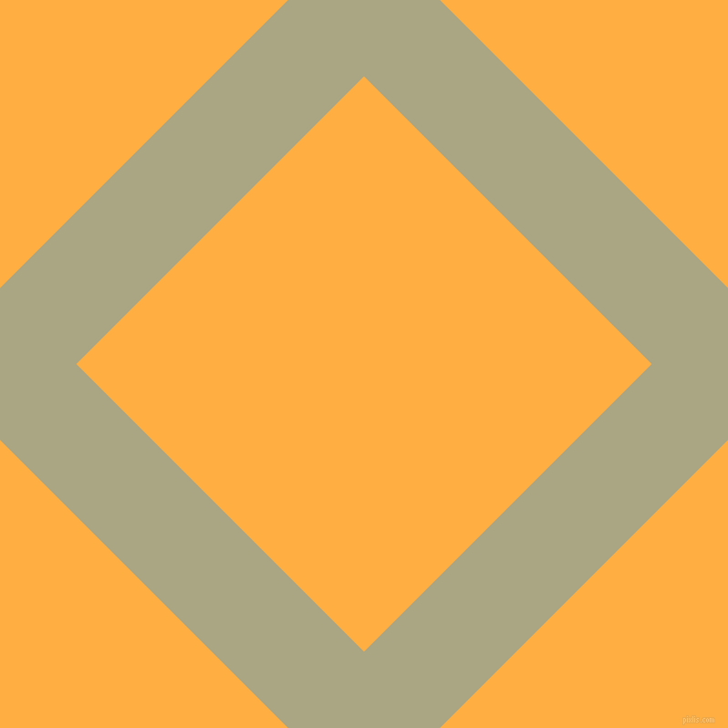 45/135 degree angle diagonal checkered chequered lines, 118 pixel line width, 446 pixel square size, Neutral Green and Yellow Orange plaid checkered seamless tileable