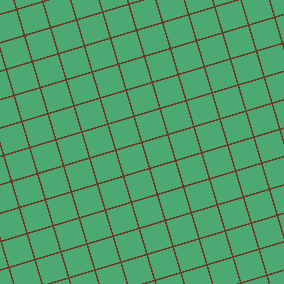 17/107 degree angle diagonal checkered chequered lines, 5 pixel lines width, 84 pixel square size, New Amber and Ocean Green plaid checkered seamless tileable