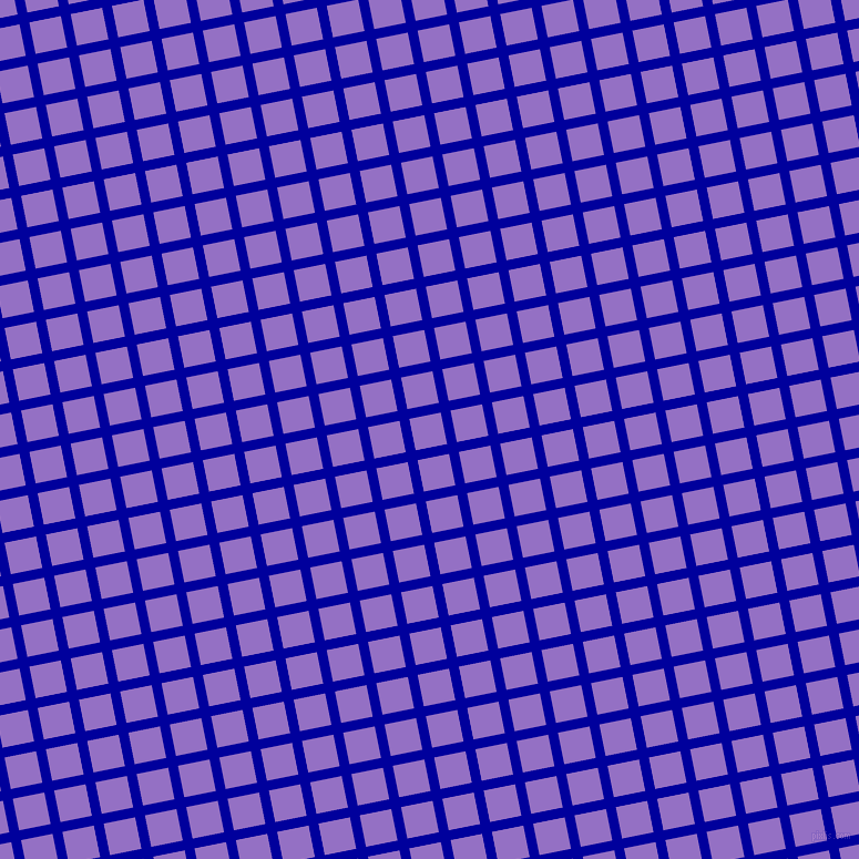 11/101 degree angle diagonal checkered chequered lines, 9 pixel lines width, 29 pixel square size, New Midnight Blue and Lilac Bush plaid checkered seamless tileable