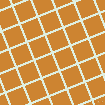 22/112 degree angle diagonal checkered chequered lines, 9 pixel line width, 72 pixel square size, Off Green and Dixie plaid checkered seamless tileable