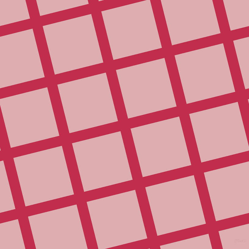 14/104 degree angle diagonal checkered chequered lines, 34 pixel lines width, 164 pixel square size, Old Rose and Pale Chestnut plaid checkered seamless tileable