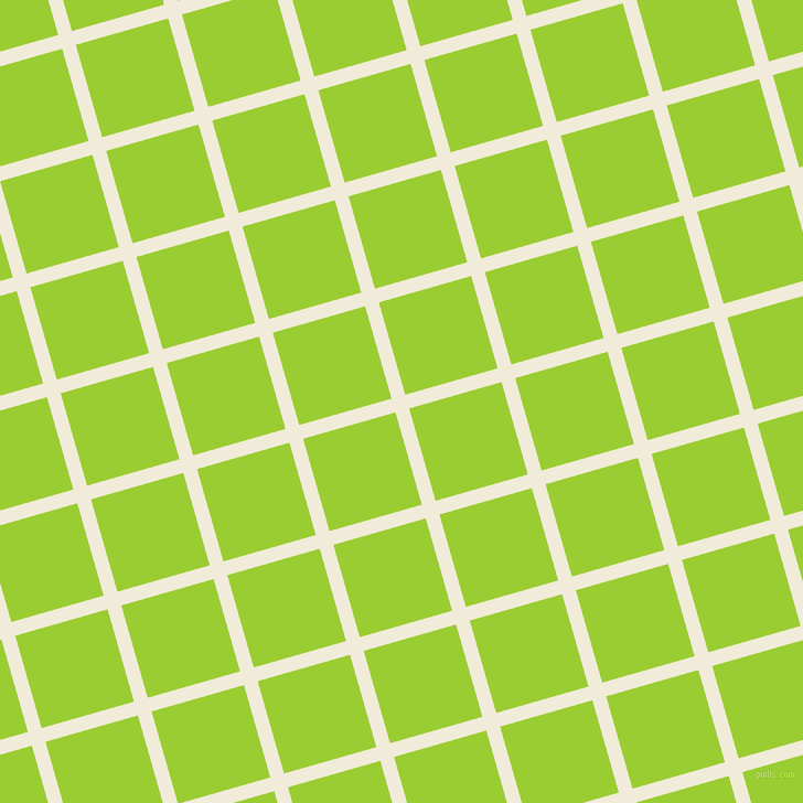 16/106 degree angle diagonal checkered chequered lines, 13 pixel lines width, 87 pixel square size, Orchid White and Yellow Green plaid checkered seamless tileable