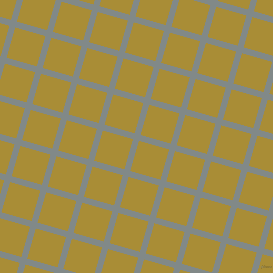 74/164 degree angle diagonal checkered chequered lines, 20 pixel line width, 103 pixel square size, Oslo Grey and Reef Gold plaid checkered seamless tileable