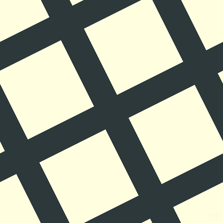 27/117 degree angle diagonal checkered chequered lines, 83 pixel lines width, 239 pixel square sizeOuter Space and Light Yellow plaid checkered seamless tileable