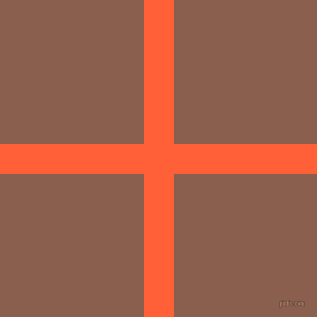 checkered chequered horizontal vertical lines, 42 pixel lines width, 403 pixel square size, Outrageous Orange and Spicy Mix plaid checkered seamless tileable