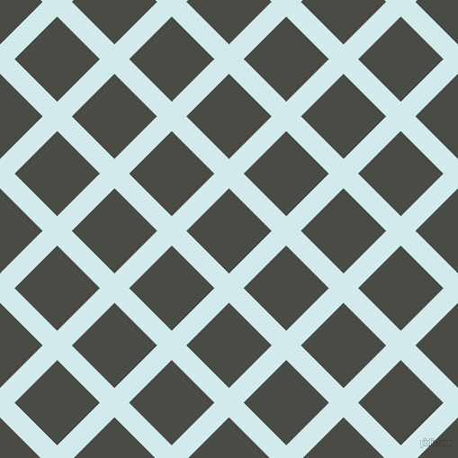 45/135 degree angle diagonal checkered chequered lines, 23 pixel line width, 67 pixel square size, Oyster Bay and Gravel plaid checkered seamless tileable