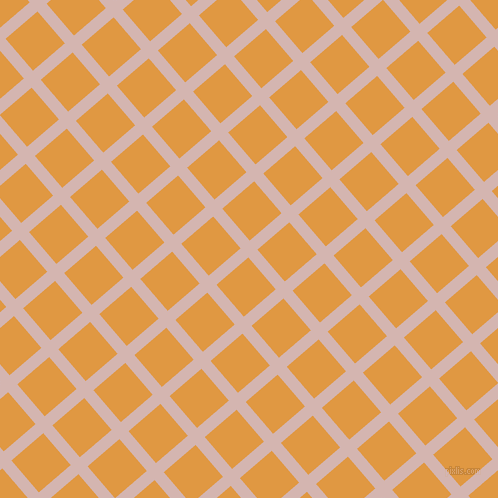 41/131 degree angle diagonal checkered chequered lines, 12 pixel lines width, 42 pixel square size, Oyster Pink and Fire Bush plaid checkered seamless tileable