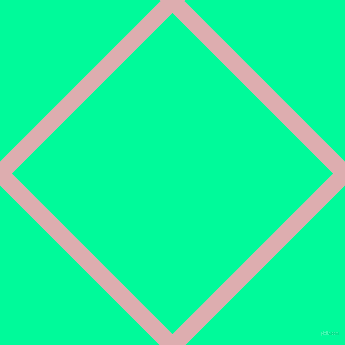 45/135 degree angle diagonal checkered chequered lines, 34 pixel line width, 461 pixel square size, Pale Chestnut and Medium Spring Green plaid checkered seamless tileable