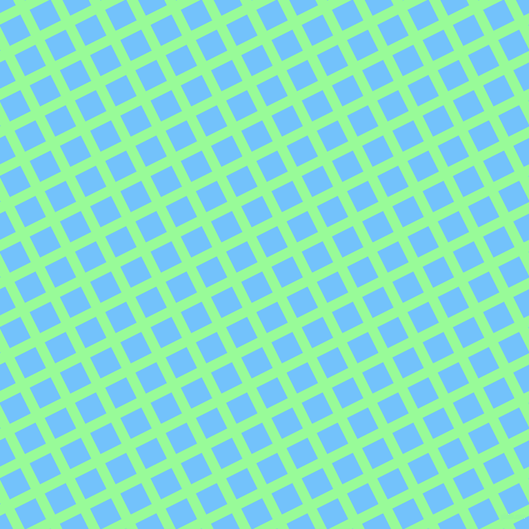 27/117 degree angle diagonal checkered chequered lines, 15 pixel line width, 34 pixel square sizePale Green and Maya Blue plaid checkered seamless tileable