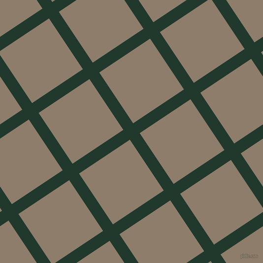 34/124 degree angle diagonal checkered chequered lines, 24 pixel line width, 124 pixel square size, Palm Green and Squirrel plaid checkered seamless tileable