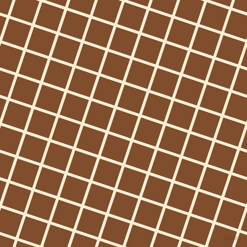 72/162 degree angle diagonal checkered chequered lines, 6 pixel lines width, 47 pixel square size, Papaya Whip and Korma plaid checkered seamless tileable