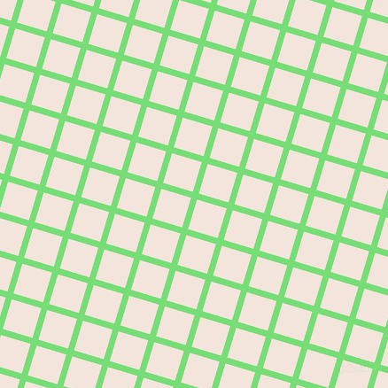 73/163 degree angle diagonal checkered chequered lines, 7 pixel line width, 35 pixel square size, Pastel Green and Fair Pink plaid checkered seamless tileable
