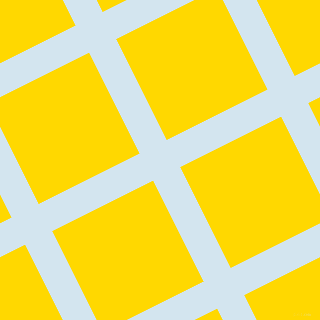 27/117 degree angle diagonal checkered chequered lines, 61 pixel line width, 227 pixel square size, Pattens Blue and School Bus Yellow plaid checkered seamless tileable