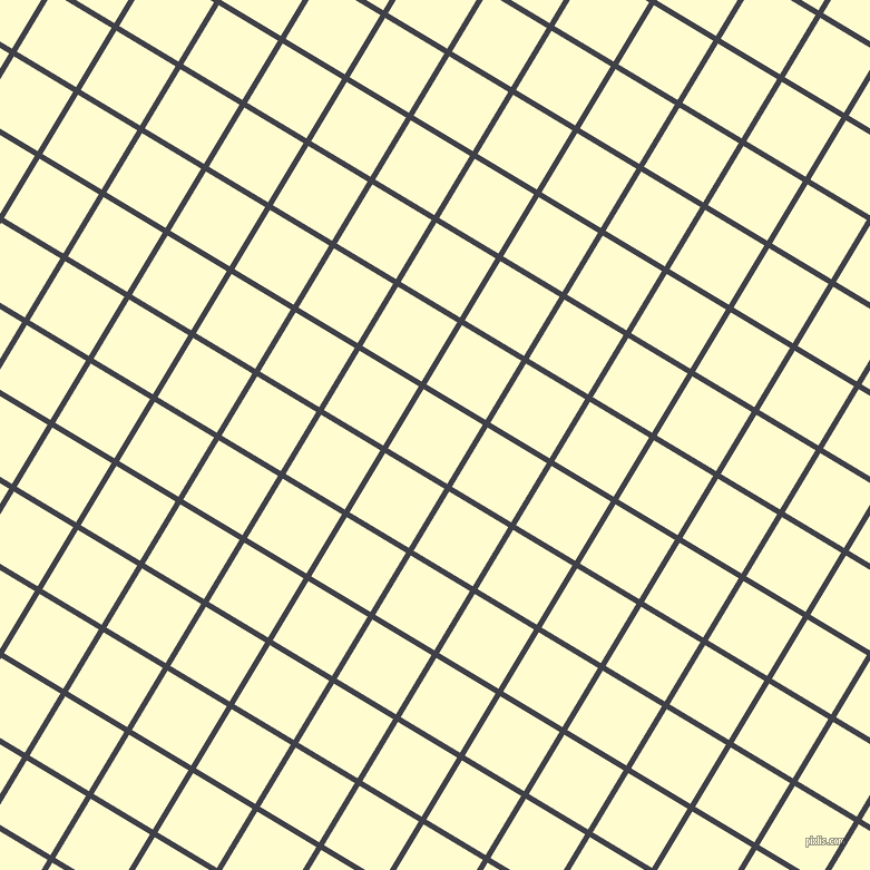 59/149 degree angle diagonal checkered chequered lines, 5 pixel line width, 62 pixel square size, Payne