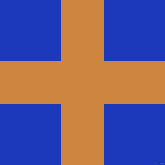 checkered chequered horizontal vertical lines, 178 pixel lines width, 498 pixel square size, Peru and Persian Blue plaid checkered seamless tileable