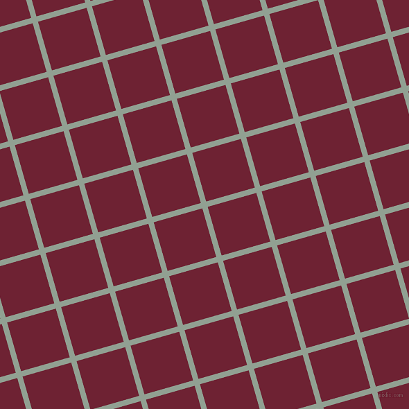 16/106 degree angle diagonal checkered chequered lines, 8 pixel line width, 73 pixel square size, Pewter and Claret plaid checkered seamless tileable