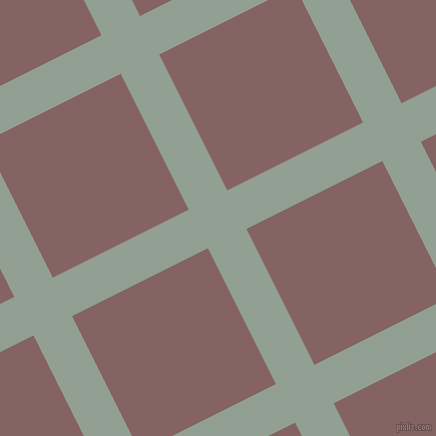 27/117 degree angle diagonal checkered chequered lines, 43 pixel line width, 152 pixel square size, Pewter and Light Wood plaid checkered seamless tileable