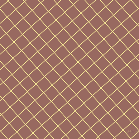 42/132 degree angle diagonal checkered chequered lines, 2 pixel lines width, 35 pixel square size, Picasso and Dark Chestnut plaid checkered seamless tileable