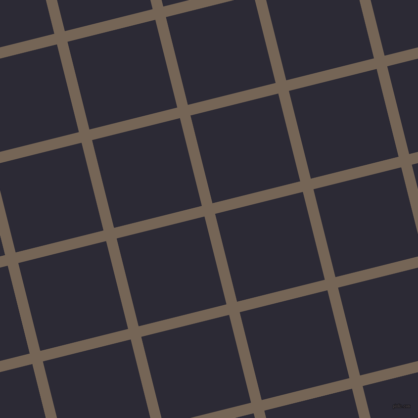 14/104 degree angle diagonal checkered chequered lines, 22 pixel line width, 183 pixel square size, Pine Cone and Haiti plaid checkered seamless tileable