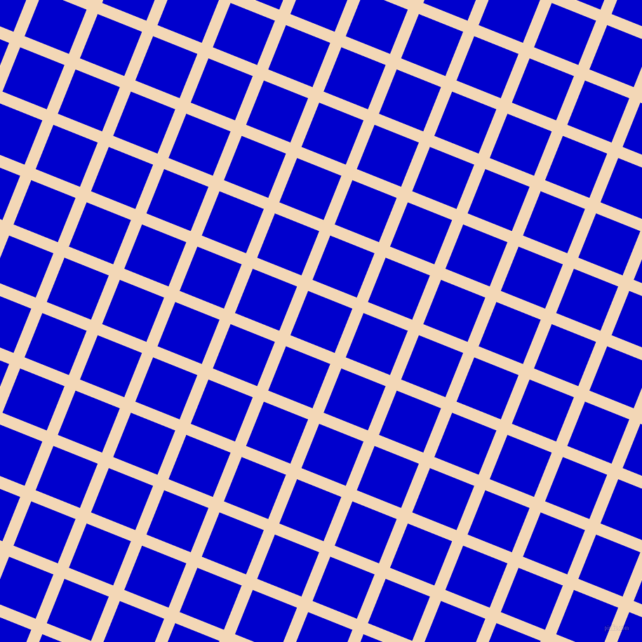 68/158 degree angle diagonal checkered chequered lines, 17 pixel lines width, 68 pixel square size, Pink Lady and Medium Blue plaid checkered seamless tileable