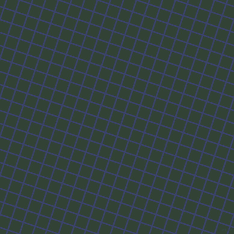 72/162 degree angle diagonal checkered chequered lines, 5 pixel line width, 36 pixel square size, Port Gore and Timber Green plaid checkered seamless tileable