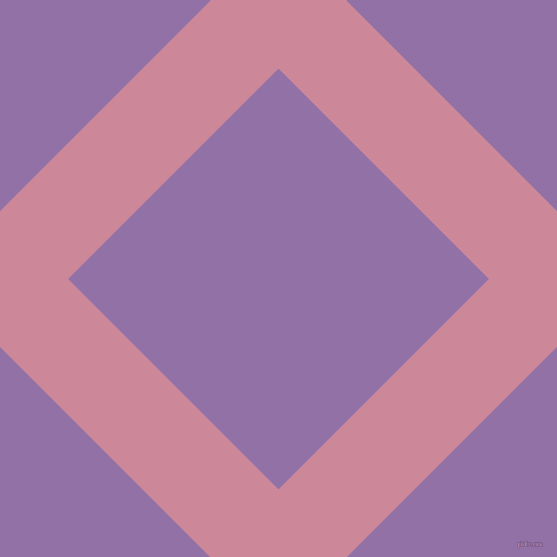 45/135 degree angle diagonal checkered chequered lines, 136 pixel lines width, 421 pixel square size, Puce and Ce Soir plaid checkered seamless tileable