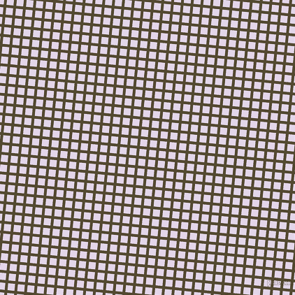 84/174 degree angle diagonal checkered chequered lines, 4 pixel line width, 10 pixel square size, Punga and Blue Chalk plaid checkered seamless tileable