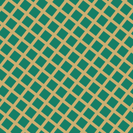 52/142 degree angle diagonal checkered chequered lines, 10 pixel lines width, 29 pixel square size, Putty and Deep Sea plaid checkered seamless tileable