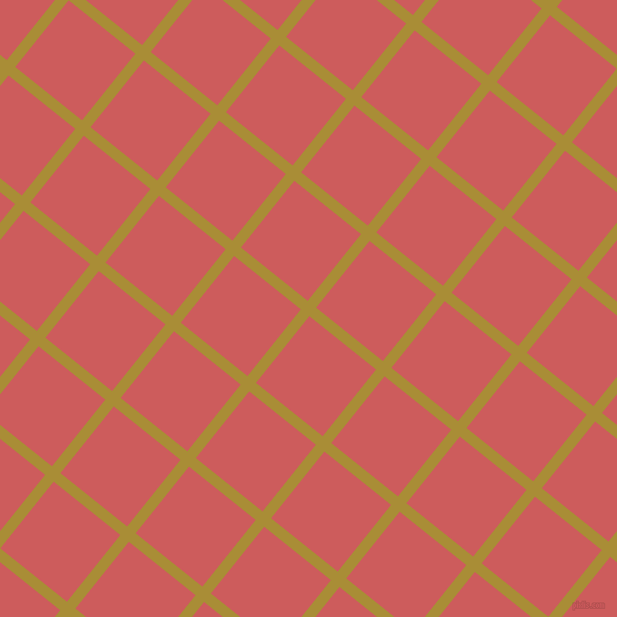 51/141 degree angle diagonal checkered chequered lines, 12 pixel lines width, 94 pixel square sizeReef Gold and Indian Red plaid checkered seamless tileable
