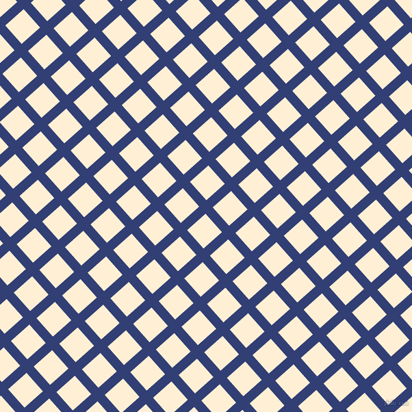 42/132 degree angle diagonal checkered chequered lines, 14 pixel line width, 36 pixel square size, Resolution Blue and Papaya Whip plaid checkered seamless tileable