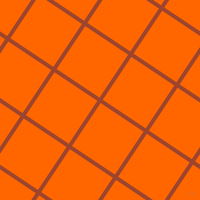56/146 degree angle diagonal checkered chequered lines, 16 pixel lines width, 212 pixel square size, Rock Spray and Safety Orange plaid checkered seamless tileable