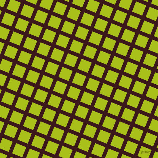 68/158 degree angle diagonal checkered chequered lines, 13 pixel lines width, 38 pixel square size, Rustic Red and Bahia plaid checkered seamless tileable