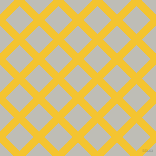 45/135 degree angle diagonal checkered chequered lines, 25 pixel lines width, 65 pixel square size, Saffron and Silver Sand plaid checkered seamless tileable