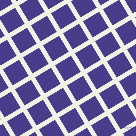 31/121 degree angle diagonal checkered chequered lines, 16 pixel lines width, 65 pixel square size, Saltpan and Dark Slate Blue plaid checkered seamless tileable