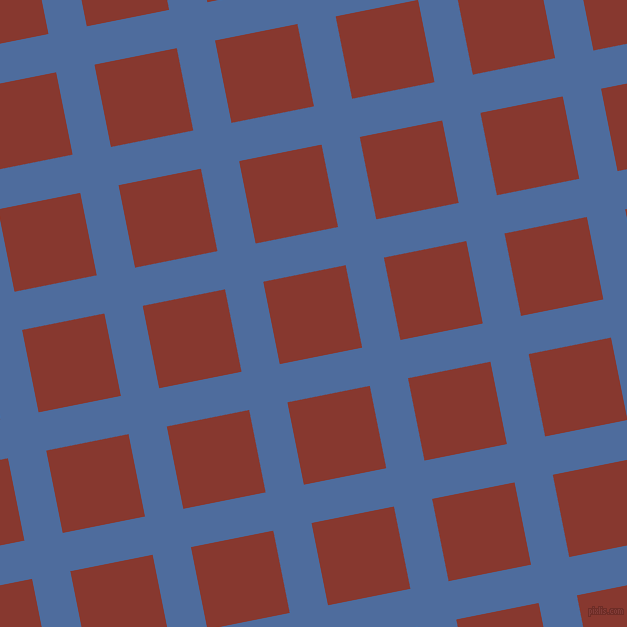 11/101 degree angle diagonal checkered chequered lines, 39 pixel line width, 84 pixel square size, San Marino and Crab Apple plaid checkered seamless tileable