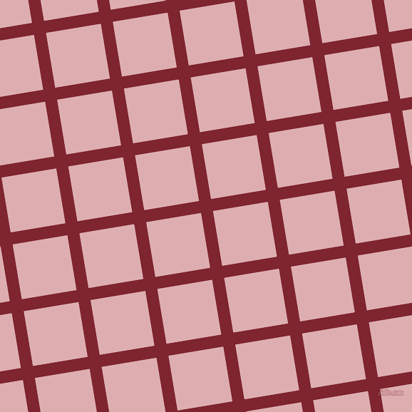9/99 degree angle diagonal checkered chequered lines, 17 pixel lines width, 78 pixel square sizeScarlett and Pale Chestnut plaid checkered seamless tileable