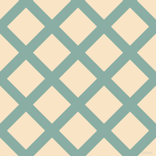 45/135 degree angle diagonal checkered chequered lines, 33 pixel line width, 91 pixel square size, Sea Nymph and Egg Sour plaid checkered seamless tileable