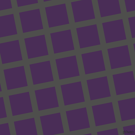 11/101 degree angle diagonal checkered chequered lines, 20 pixel lines width, 70 pixel square size, Ship Grey and Scarlet Gum plaid checkered seamless tileable