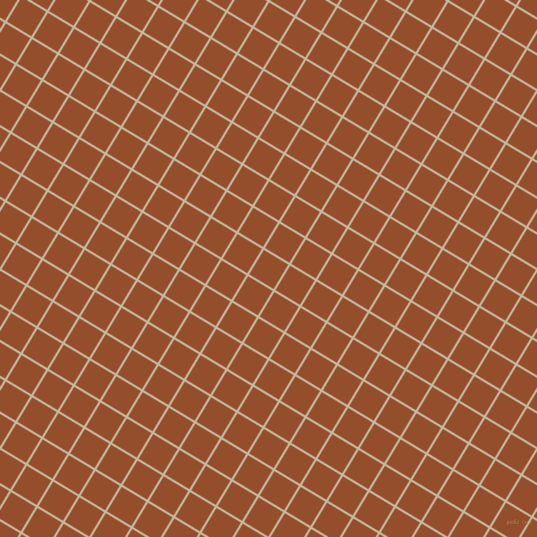 59/149 degree angle diagonal checkered chequered lines, 3 pixel lines width, 40 pixel square size, Sisal and Alert Tan plaid checkered seamless tileable